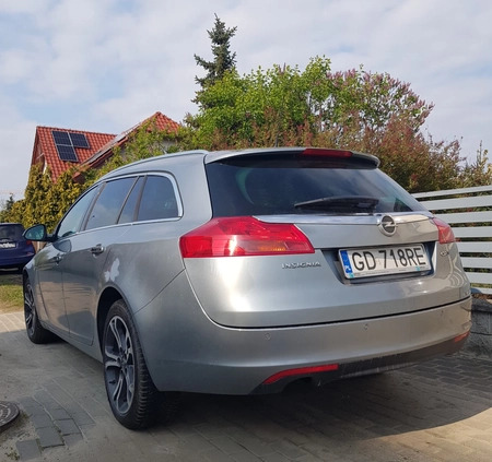 Opel Insignia cena 28400 przebieg: 275000, rok produkcji 2013 z Gdańsk małe 121